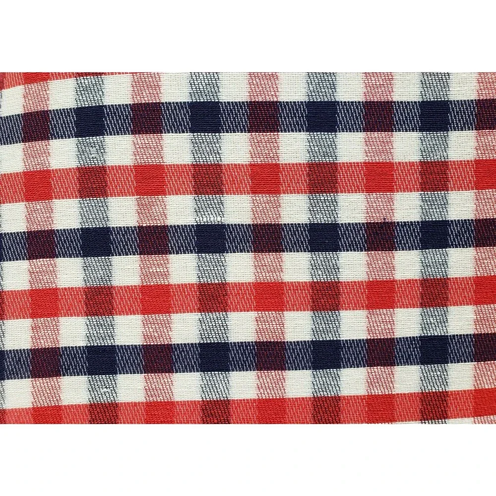 SET OF 2 CHAIR GRIPPER PADS IN LINEN, PATRIOTIC COLORS,RED,BLUE & WHITE,ClearVu